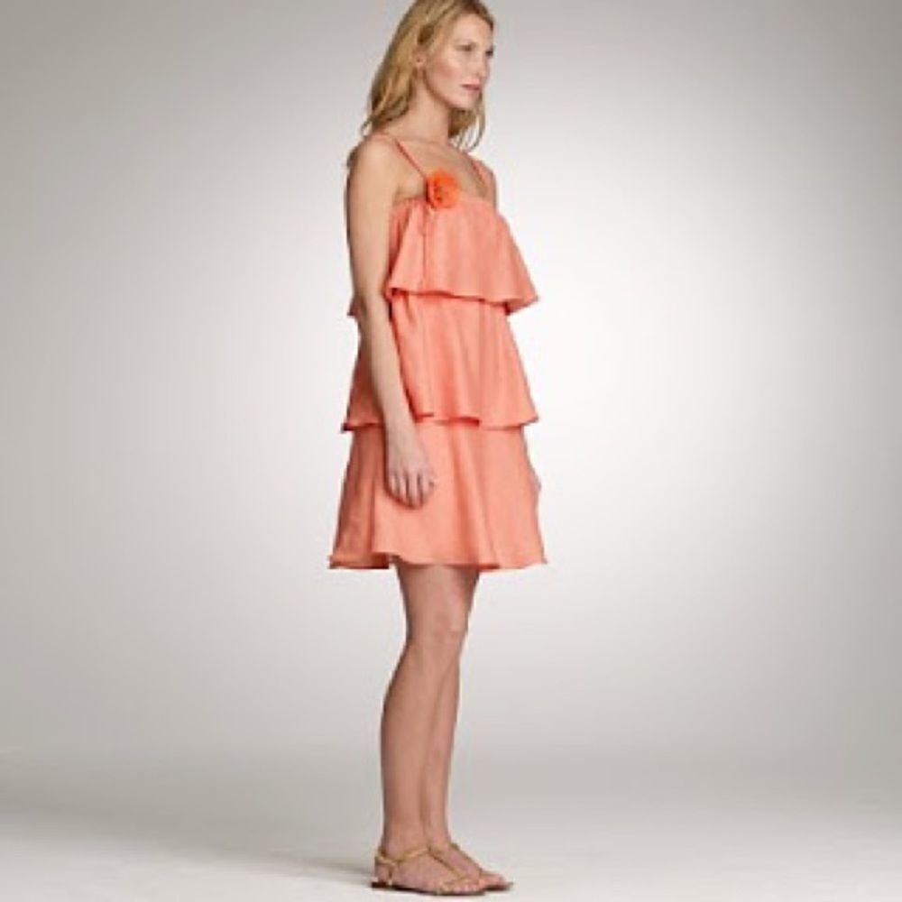 J.Crew's Tiered Linen Playa Dress .....in WHITE
